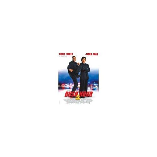 Rush Hour 2 - Brett Ratner - Jackie Chan - Chris Tucker - Affiche De Cinéma Pliée 120x160 Cm