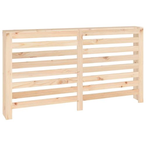 Vidaxl Cache-Radiateur 153x19x84 Cm Bois Massif De Pin