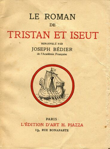 Le Roman De Tristan Et Iseut