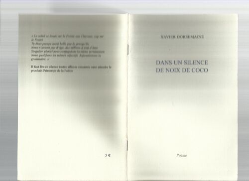 Dans Un Silence De Noix De Coco.