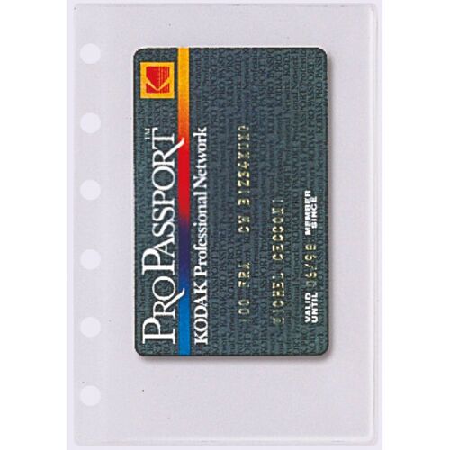 Exacompta 14208 Recharge Pochette Cartes De Visite Pour Organiseur Exatime 14 Pochettes De 5 Transparent