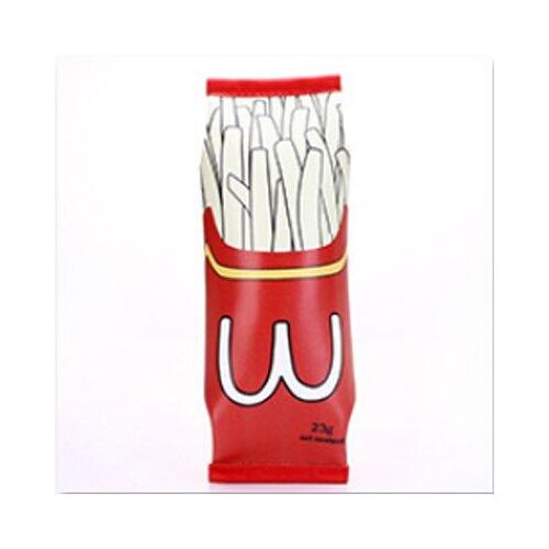 Sac À Crayons En Cuir Pu Pour Filles, Emballage Alimentaire, Kawaii, Macaron Cookies, Papeterie, Fournitures Scolaires