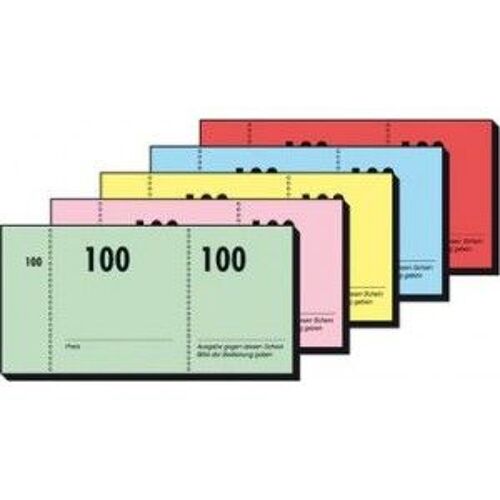 sigel bloc de numéro 1-100, 105 x 50 mm, 100 feuilles