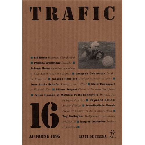 Trafic N° 16 Automne 1995