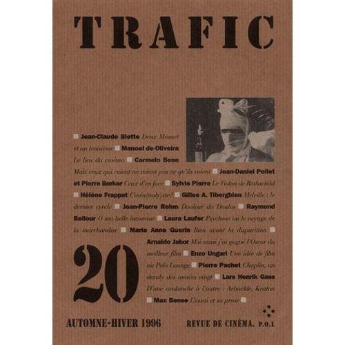 Trafic N° 20 Automne 1996