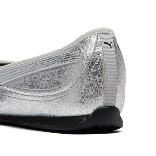 Puma Ballerines Métalliques Catch Whisper Femme Chaussures Silver/noir