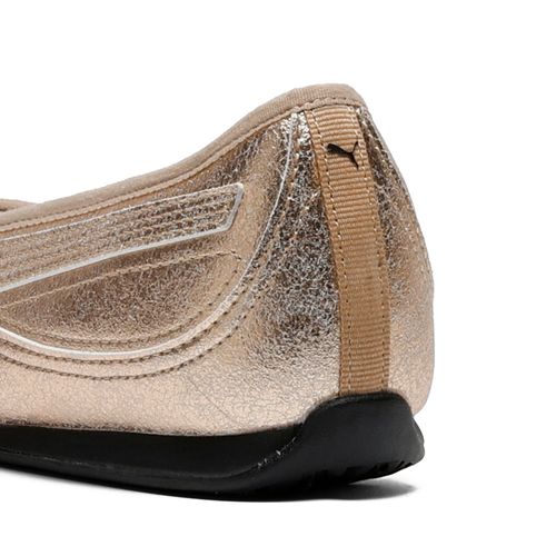 Chaussures Puma Ballerines Métalliques Catch Whisper  Doré/noir
