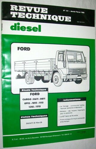 Revue Technique Diesel N° 131 