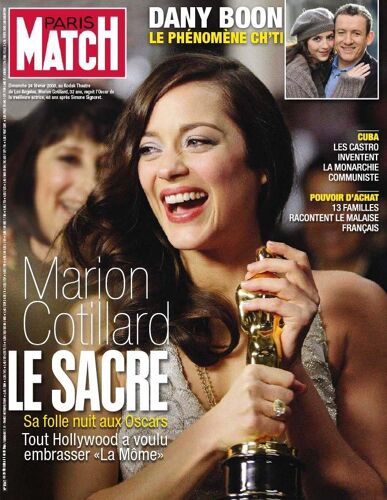 Paris Match  N° 3067 : Marion Cotillard ; Le Sacre