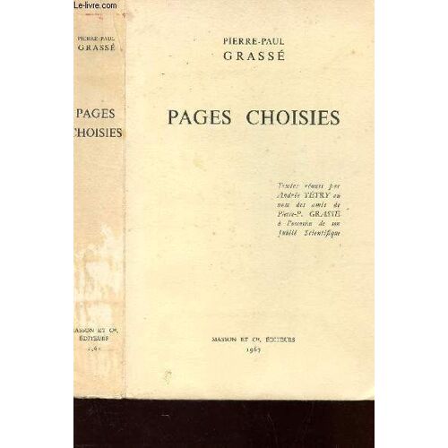 Pages Choisies