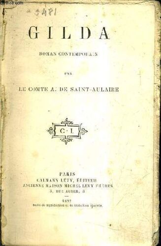 Gilda - Roman Contemporain.