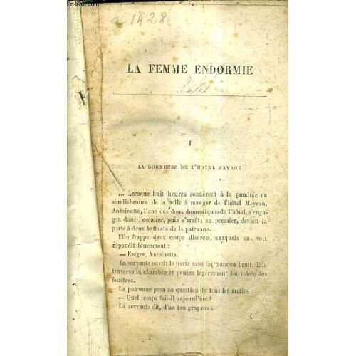 La Femme Endormie.