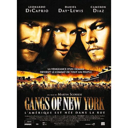 Gangs Of New York - Affiche De Cinéma Pliée En 2 - 40x60 Cm - De Martin Scorsese - 2002 - Leonardo Dicaprio - Daniel Day-Lewis - Cameron Diaz - Liam Neeson