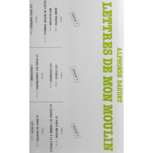 Alphonse Daudet - Lettres De Mon Moulin Dites Par Fernandel - 3 Disques Vinyl