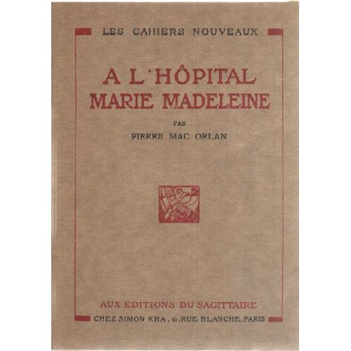 A L'hopital Marie Madeleine Eo Numérotée