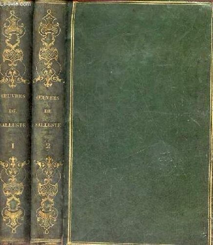 Oeuvres De Salluste Traduction Nouvelle - En Deux Tomes - Tome Premier + Tome Deuxième.