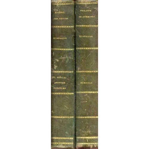 Choix De Chroniques Et Mémoires Sur L Histoire De France Avec Notices Littéraires - 2 Volumes.