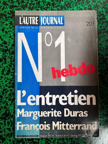 L'autre Journal N1 Hebdo Du 26 Fevrier Au 4 Mars 1984