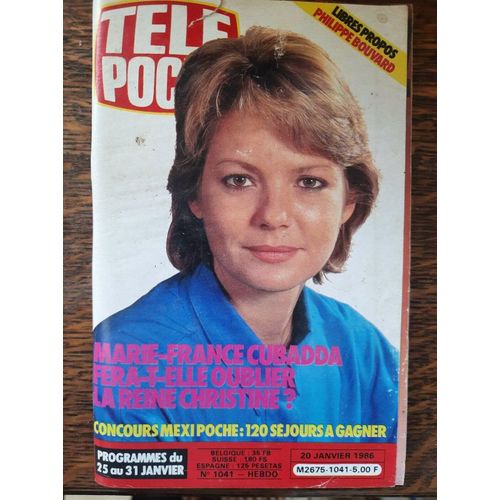 Tele Poche Magazine N 1041 20 Janvier 1986