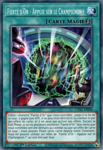Cyac-Fr090 Fierté D'or - Appuie Sur Le Champignon !