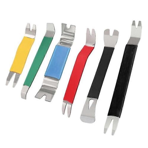 Car Door Panel Trim Removal Tool Pry Bar Panel Dash Radio Body Clip Installer 6x