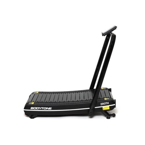 Bodytone Zro-Th - Tapis De Course Courbé 100% Pliable - Surface De Course 120x40 Cm - Vitesse Illimitée - Console Lcd
