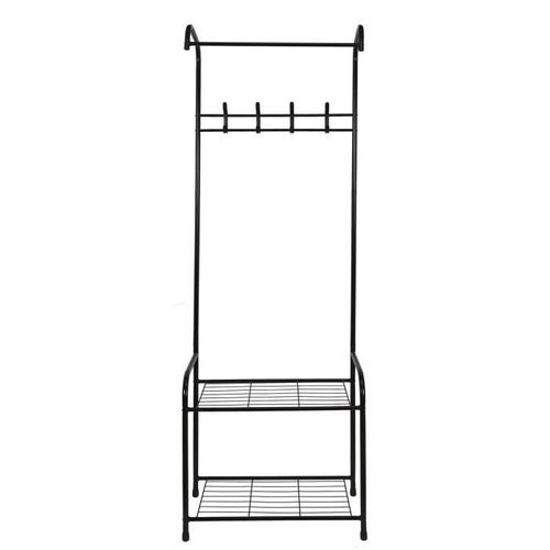 CMP Porte manteau d'entrée crochets 2 étages - 61 x 30 x 170 cm - M4