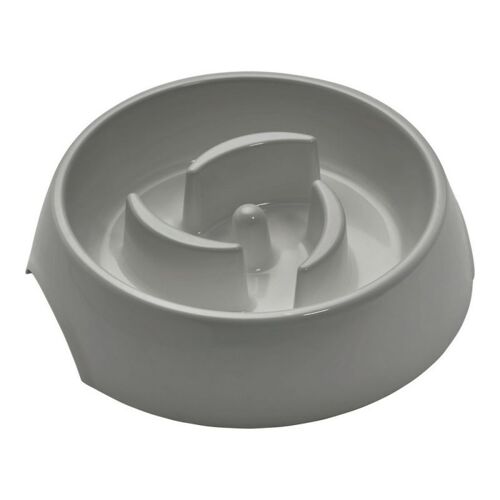 Hunter Atlanta Gamelle Anti-Étranglement Pour Chien Et Chat - Absorption Contrôlée Et Ralentie - 550 Ml - Gris