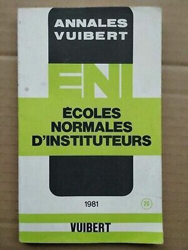 Annales Des Écoles Normales D'instituteurs Vuibert