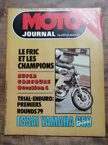 Moto Journal Nº 399 15 Février 1979