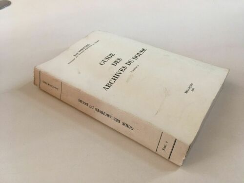 Guides Des Archives Du Doubs Fascicule 2 De