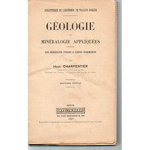 Geologie Et Mineralogie Appliquees