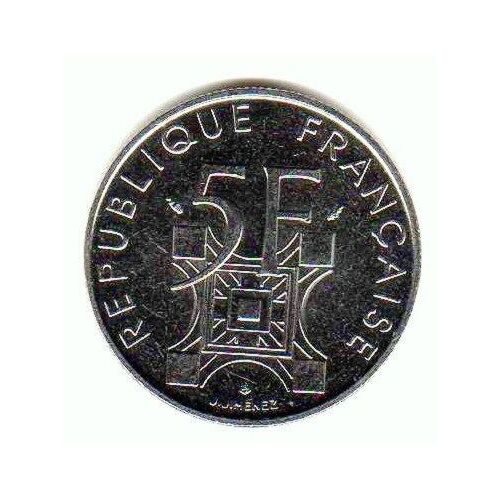 Piece De 5 Francs Tour Eiffel 1989