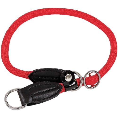 Dibea Collier Pour Chien Collier Retriever Collier De Dressage 65 Cm 1 Cm Rouge