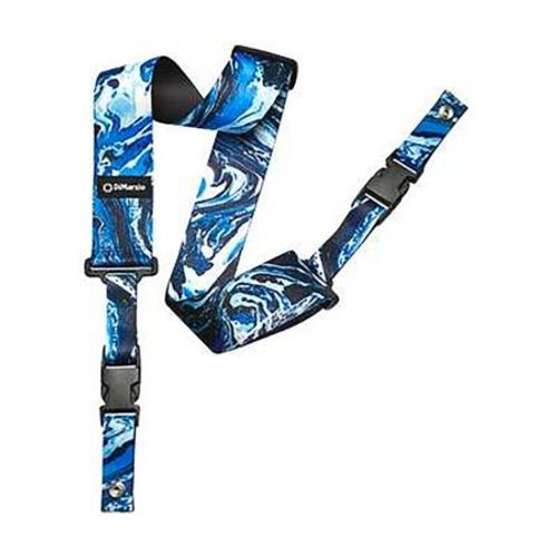 Dimarzio Dd2240 Steve Vai Signature - Cliplock - Bleue Universe - Sangle Guitare