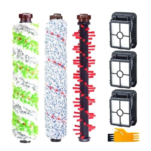 Pièces de rechange pour aspirateur Bissell série CrossWave 1785/23061866/1868/1934, rouleaux de brosse pour tapis multi surfaces