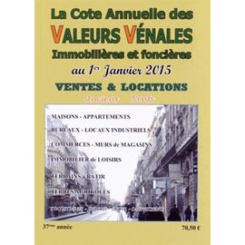Valeurs Vénales Au 1er Janvier 2015