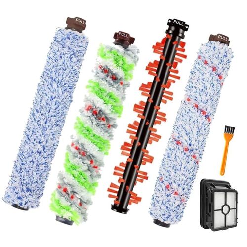 Rouleau de brosses 4 pièces, 1 filttre, 1 brosse de nettoyage, pour Bissell CrossWave 1866 1785 2052 1713 2225 aspirateur
