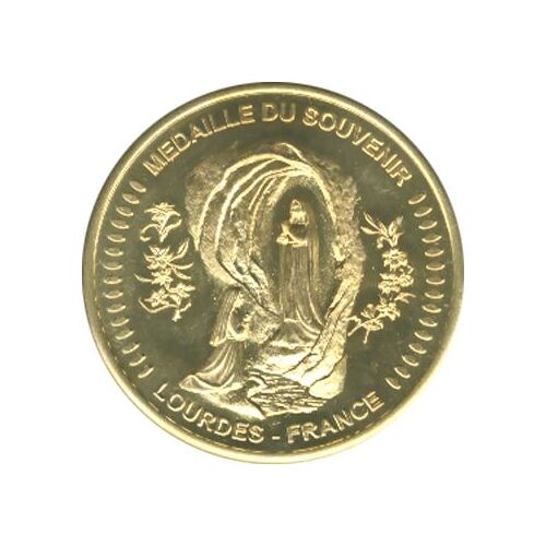 Ammf Grotte De Lourdes Finition Bronze