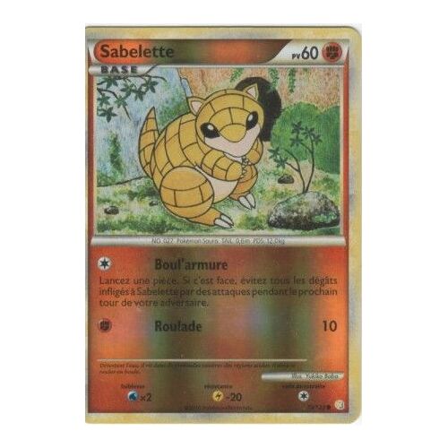 Carte Pokémon "Sabelette" Pv60 Holo Reverse 79/123