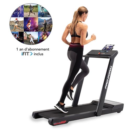 Tapis De Course Pliable City L6 Connecté Ifit/ 1 An D'abonnement Inclus