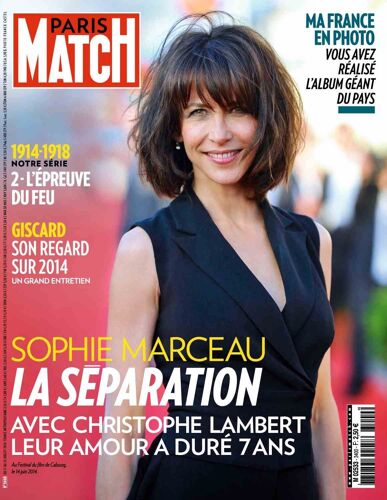 Paris Match 3400 Sophie Marceau Ngijol Isabelle Boulay Tony Gallopin Myriam Bourhail Claire Keim    