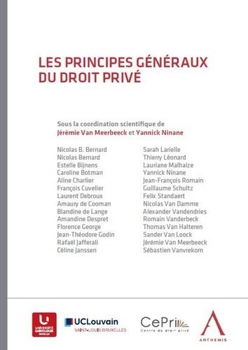 Les Principes Généraux Du Droit Privé