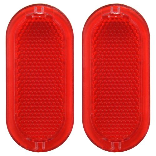 2pcs Red Interior Door Panel Warning Light Cap Reflector For 6q0947419