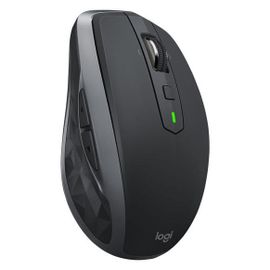 Logitech MX Anywhere 2S - Souris - ergonomique - laser - 7 boutons - sans fil - Bluetooth - graphite