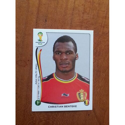 Image Panini 2014 Fifa World Cup Brésil N°582 Christian Benteke -Belgique-