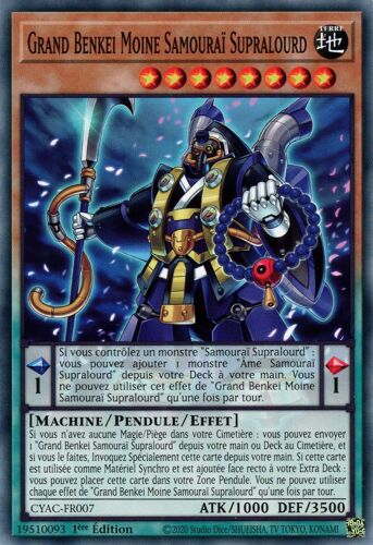 Cyac-Fr007 Grand Benkei Moine Samouraï Supralourd