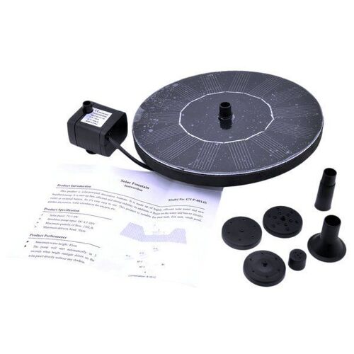 Fontaine Solaire D'Extérieur Pour Bain D'Oiseaux, Pompe À Eau, Piscine Flottante, Jardin, Aquarium, Petite Fontaine Solaire Domestique