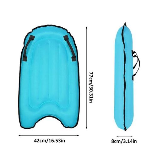 Planche de natation Portable et Portable,avec poignées,pliable,pour piscine,plage,tapis flottant léger - Type Blue