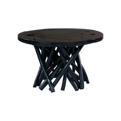 Table D'appoint Ronde "Radix" 60cm Noir